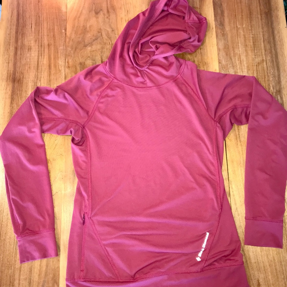 Black Diamond Alpenglow Hoody, Wild Rose, S